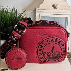 Karl Lagerfeld Pink Crossbody Bag